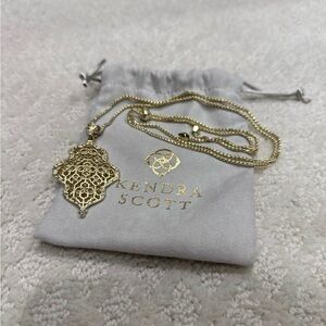 Kendra Scott Intricate Gold Necklace